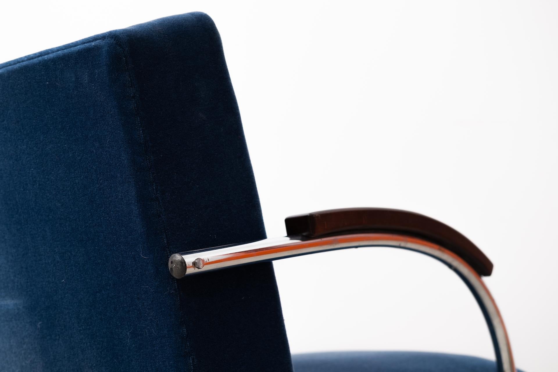 2 x original Bauhaus Fauteuil by Anton Lorenz for Mücke Melder, Typ FN21 (1935) For Sale 7