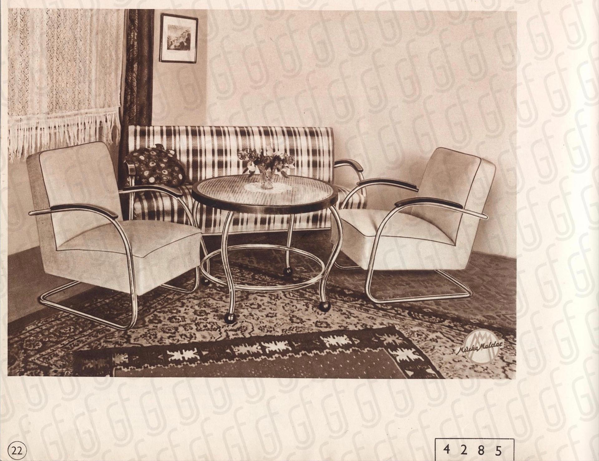 2 x original Bauhaus Fauteuil by Anton Lorenz for Mücke Melder, Typ FN21 (1935) For Sale 13