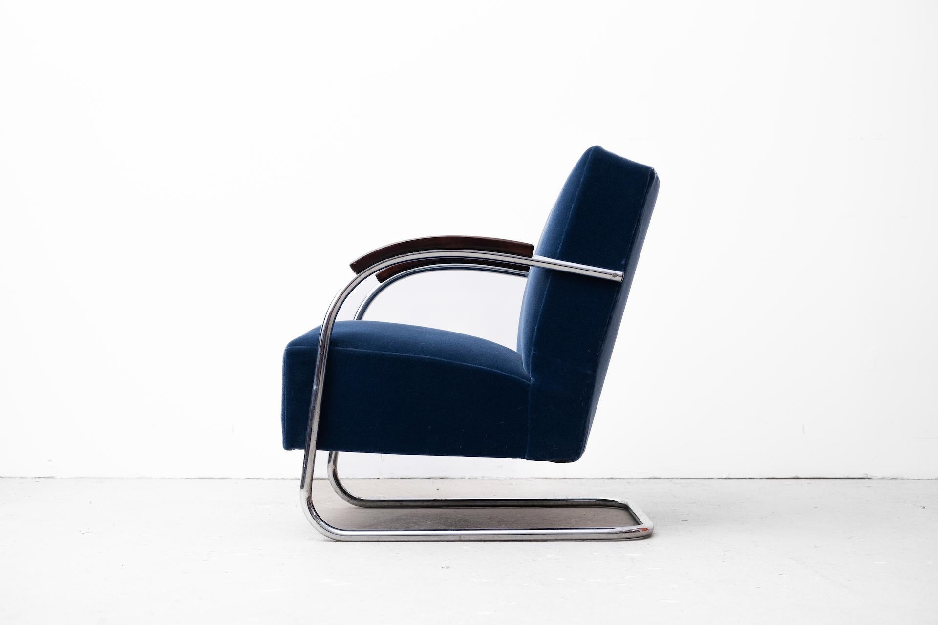2 x original Bauhaus Fauteuil by Anton Lorenz for Mücke Melder, Typ FN21 (1935) For Sale 2