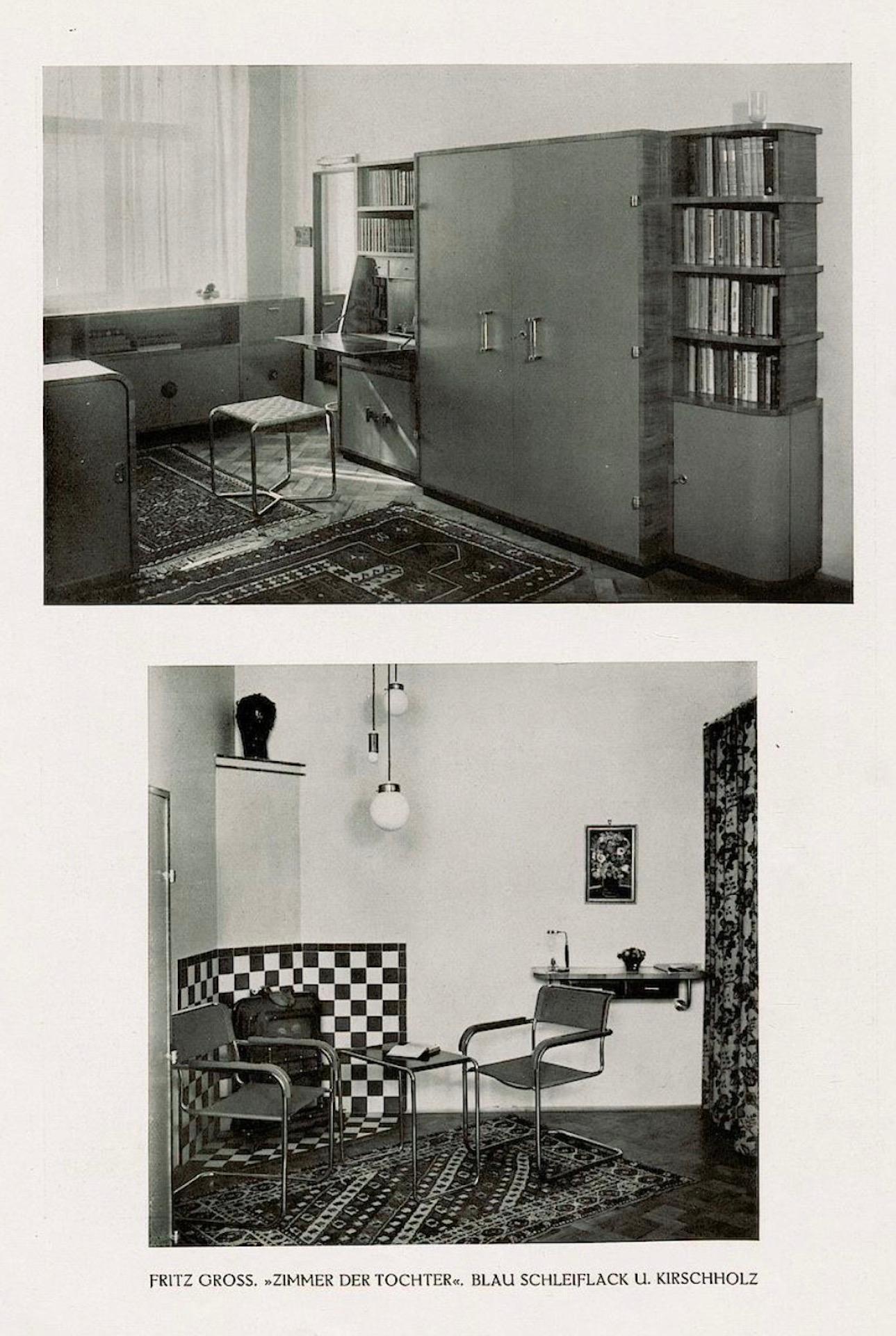 2 x Original Bauhaus Stahlrohr Stuhl, Marcel Breuer für Slezak (Modell K8), 1930 im Angebot 8