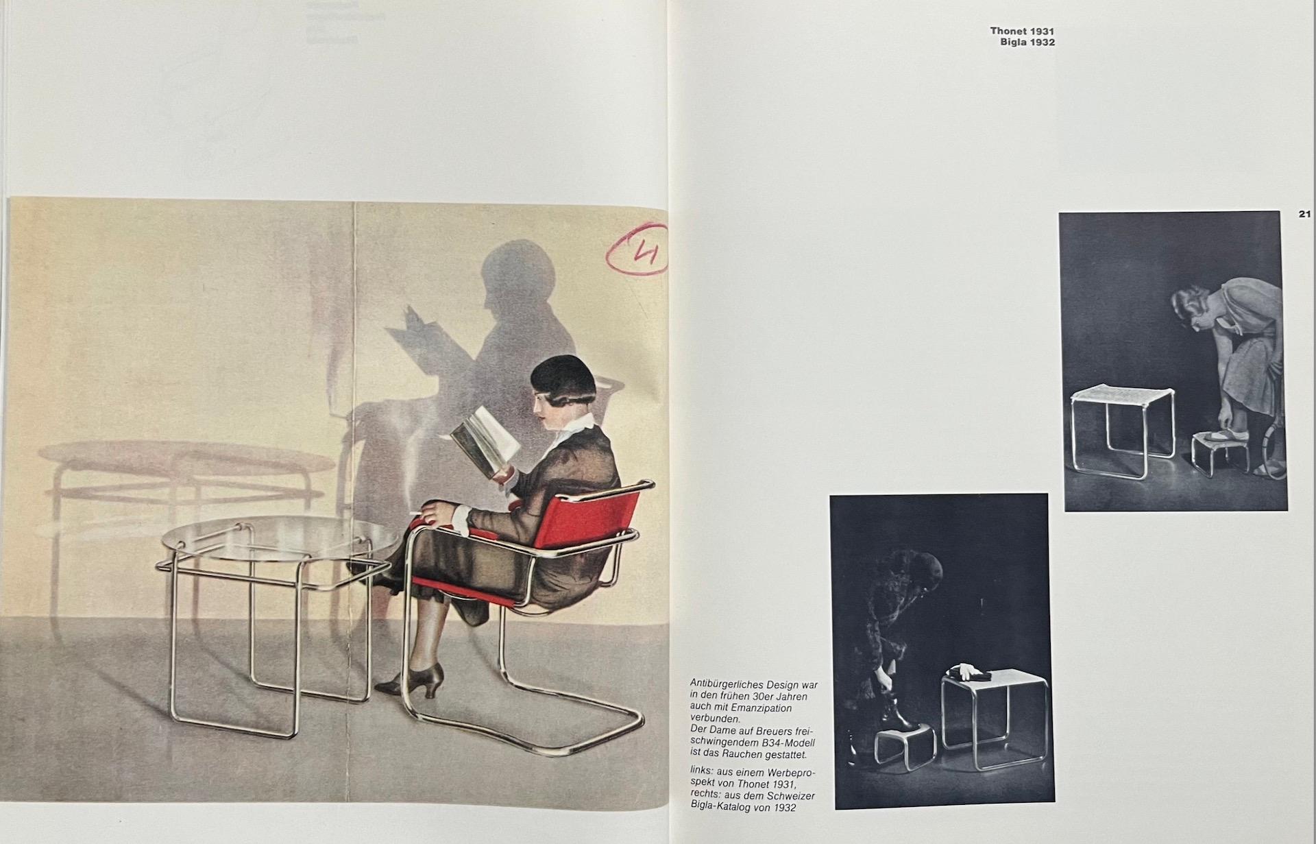 2 x Original Bauhaus Stahlrohr Stuhl, Marcel Breuer für Slezak (Modell K8), 1930 (Mitte des 20. Jahrhunderts) im Angebot