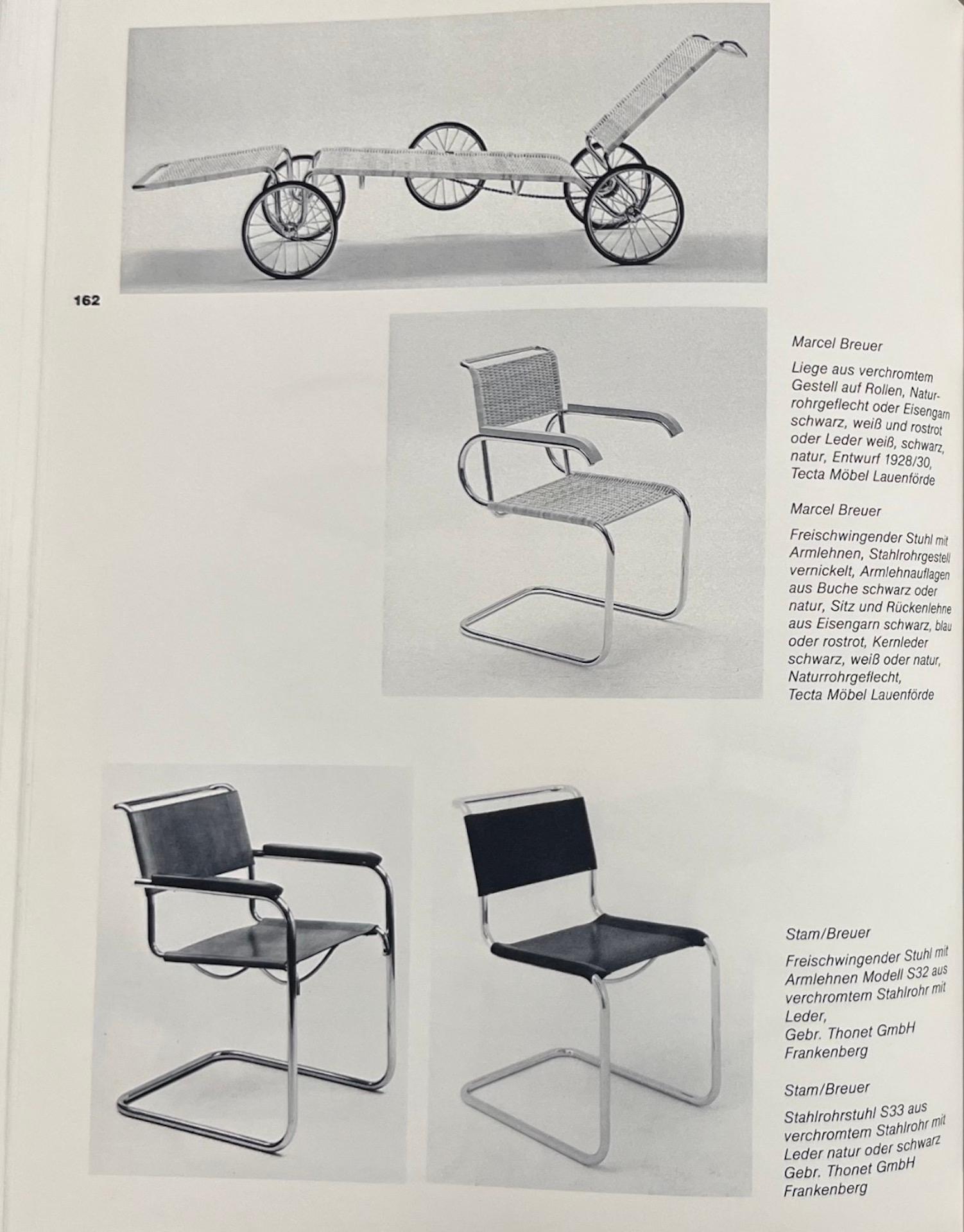 2 x Original Bauhaus Stahlrohr Stuhl, Marcel Breuer für Slezak (Modell K8), 1930 im Angebot 4