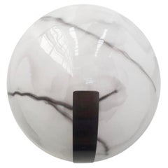 "20 VERFÜGBAR" Marmorierter Murano-Glas-Wandleuchter, Italien, 1970er Jahre.