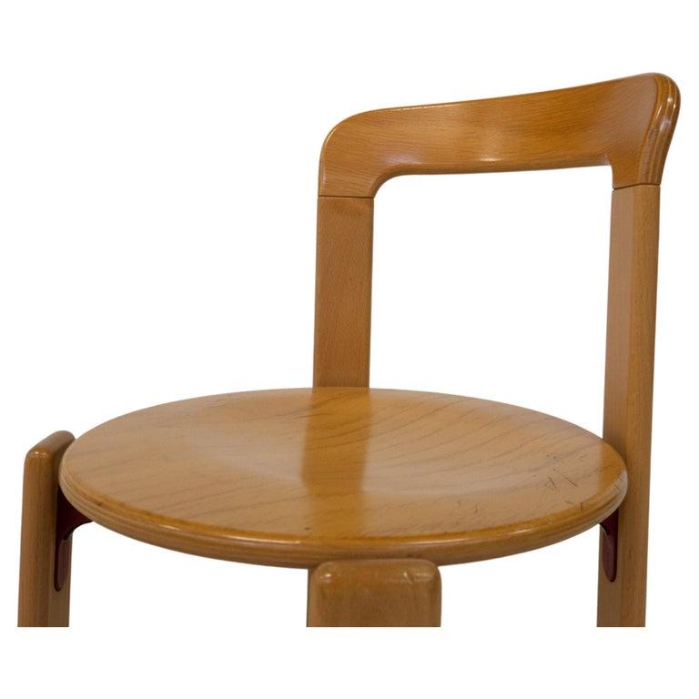 Wood 20 Bruno Rey Dining Chairs, 1970s - Sold Individually For Sale