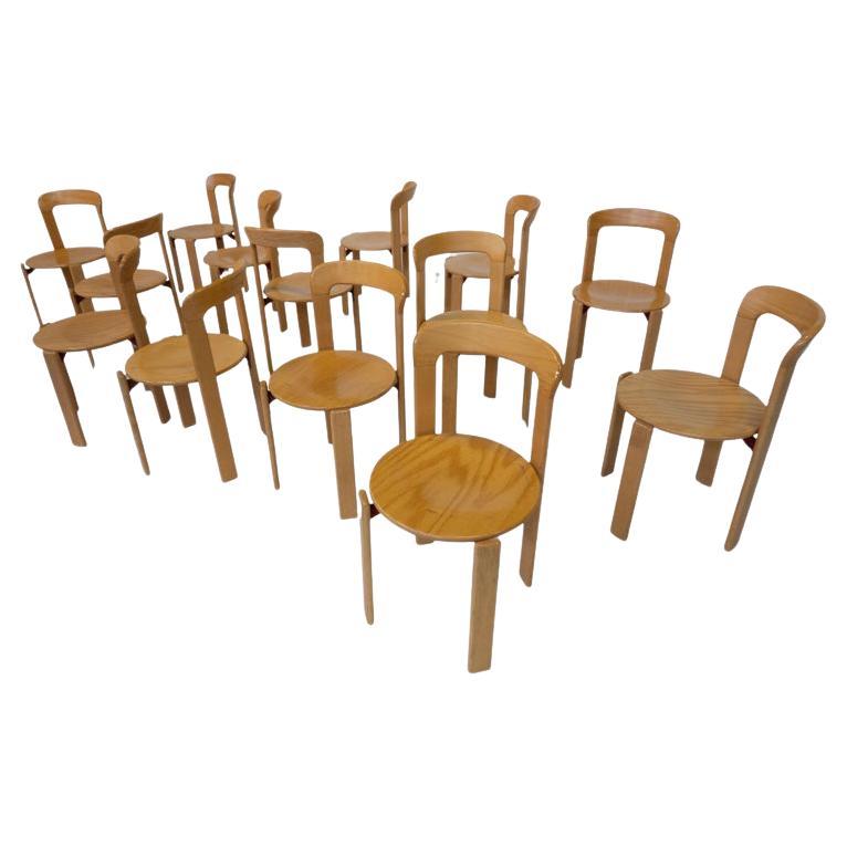 20 Bruno Rey Dining Chairs, 1970s - Sold Individually