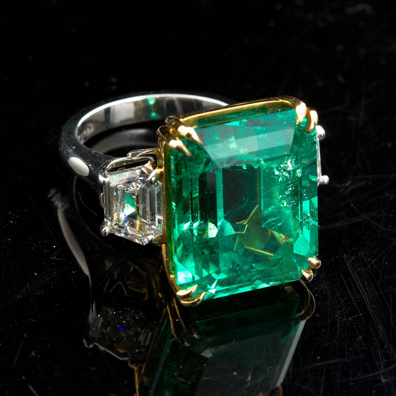 colombian emerald ring