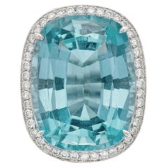 20 Carat Cushion Tourmaline to Statement18K Gold Collectors Grade Grandeur