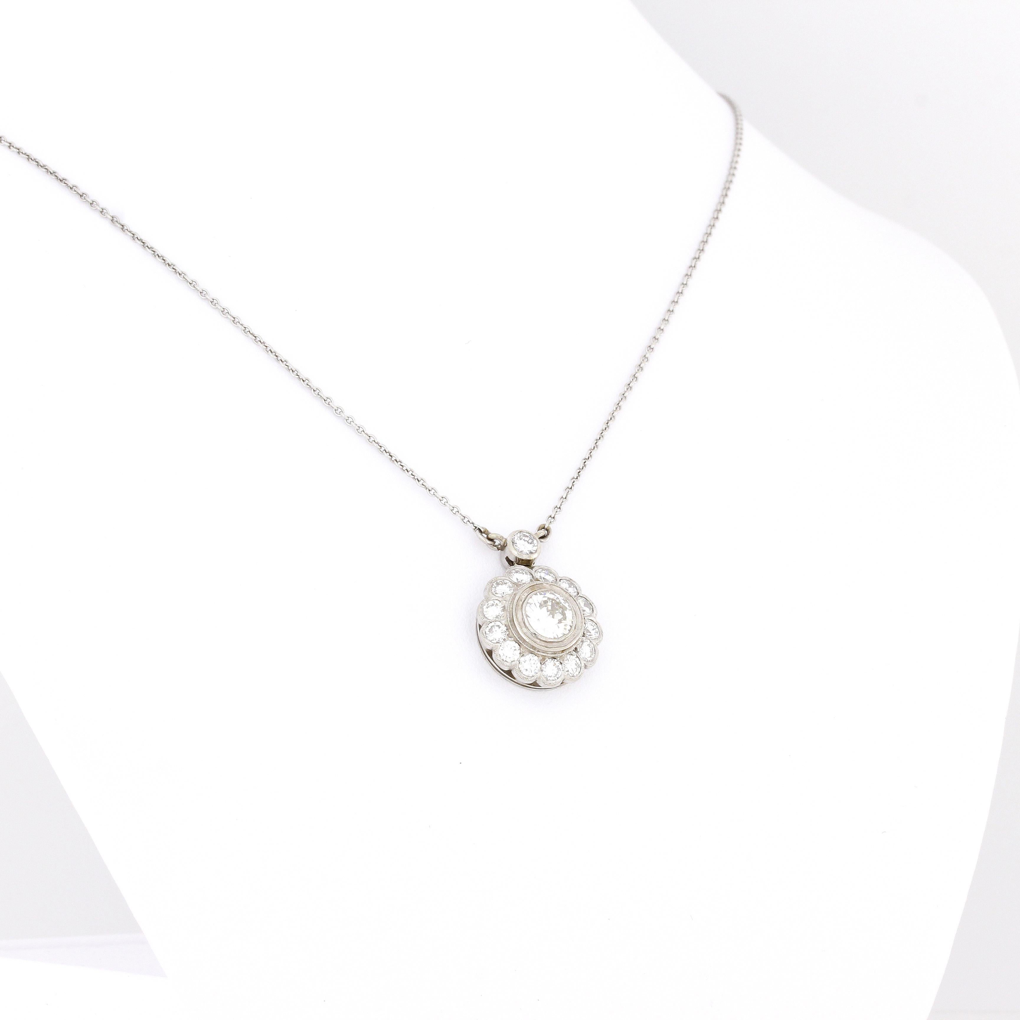 Women's 2.0 Carat Diamond Pendant Necklace