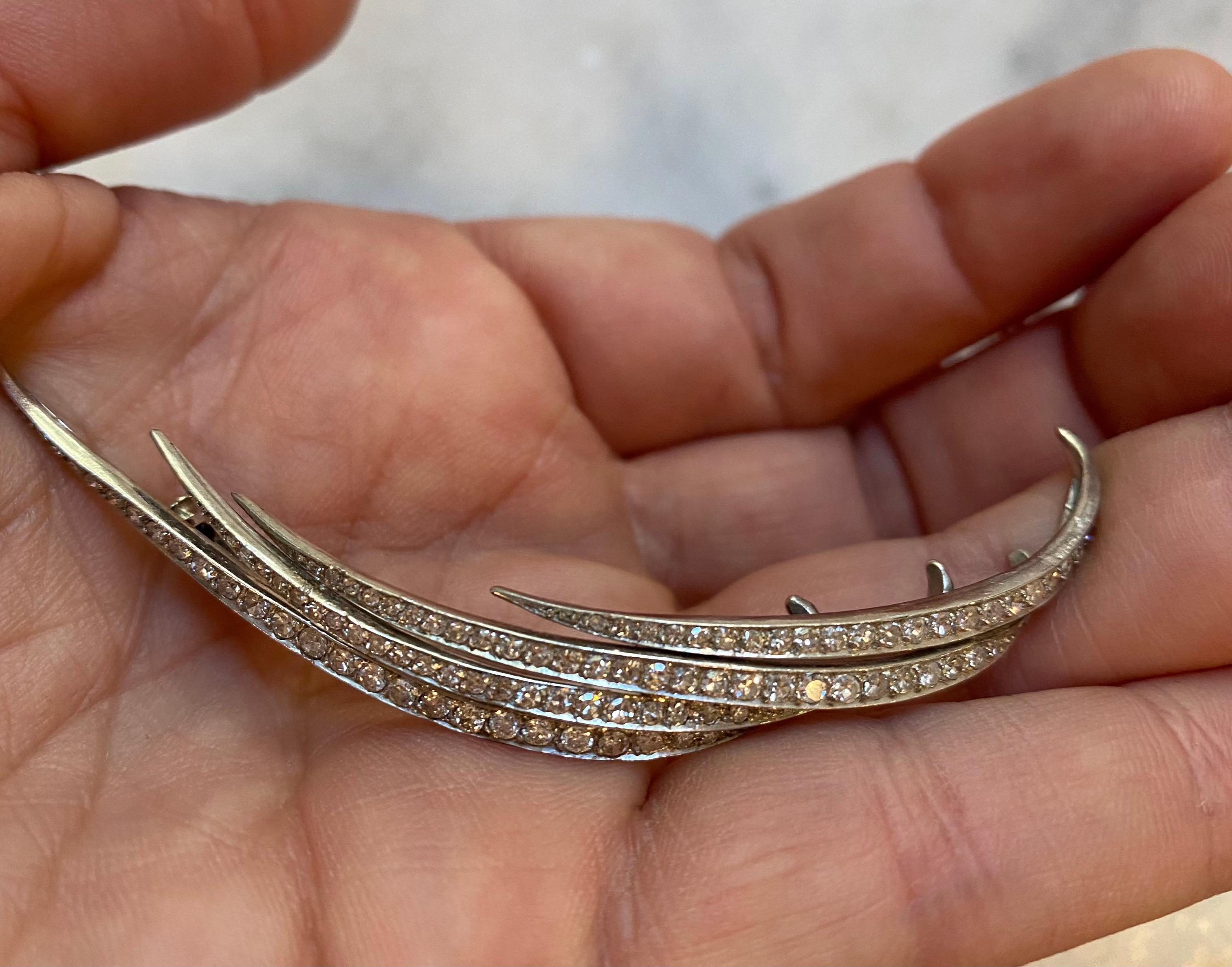 2.0 Carat Diamond Pin / Barrette 