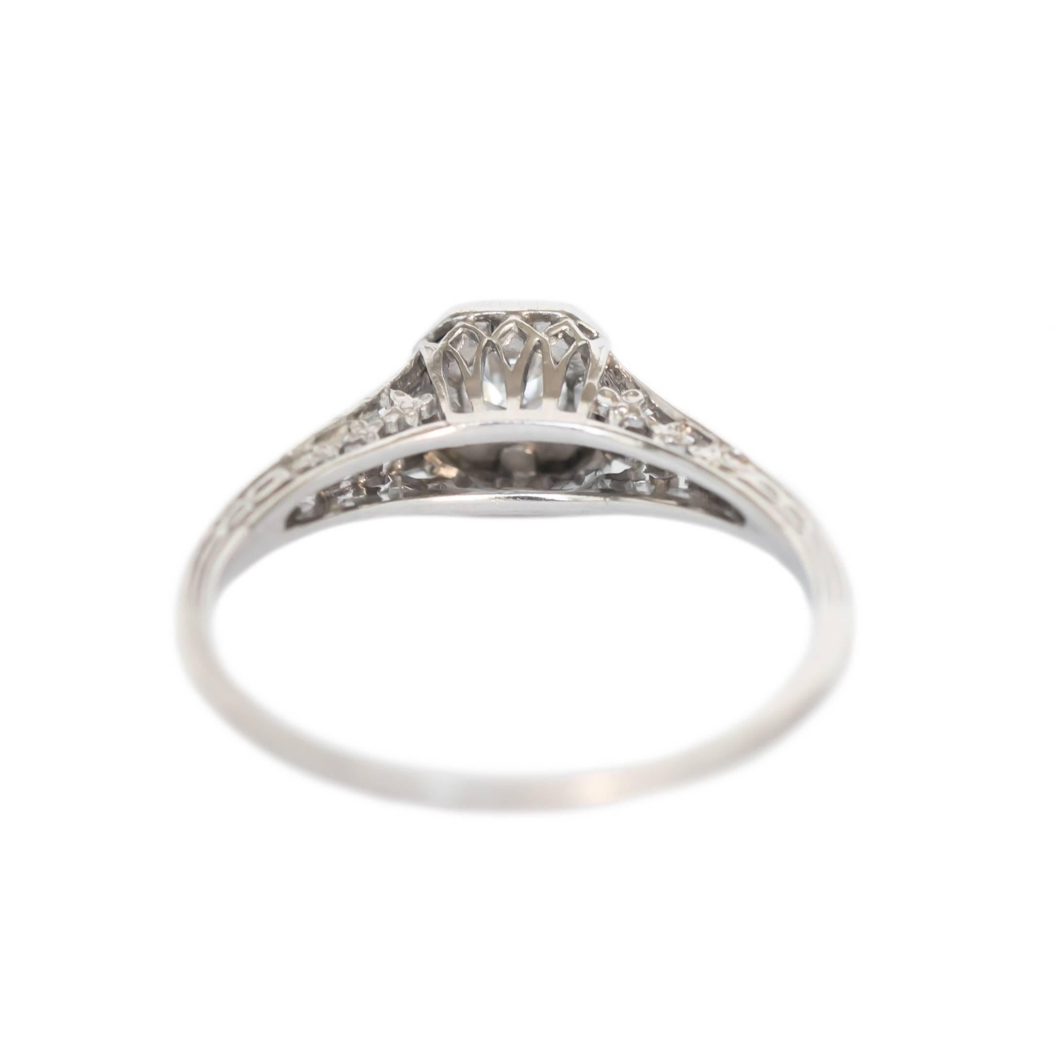 .20 Carat Diamond Platinum Engagement Ring In Excellent Condition In Atlanta, GA