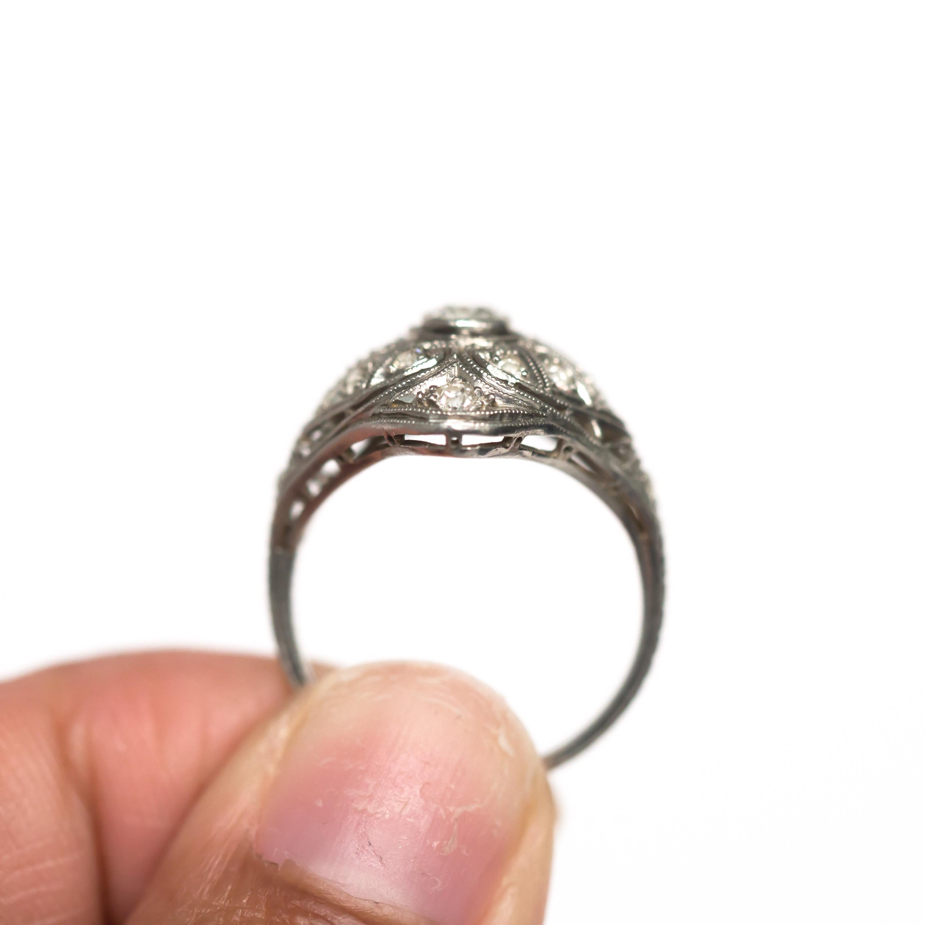 .20 Carat Diamond Platinum Engagement Ring In Good Condition In Atlanta, GA