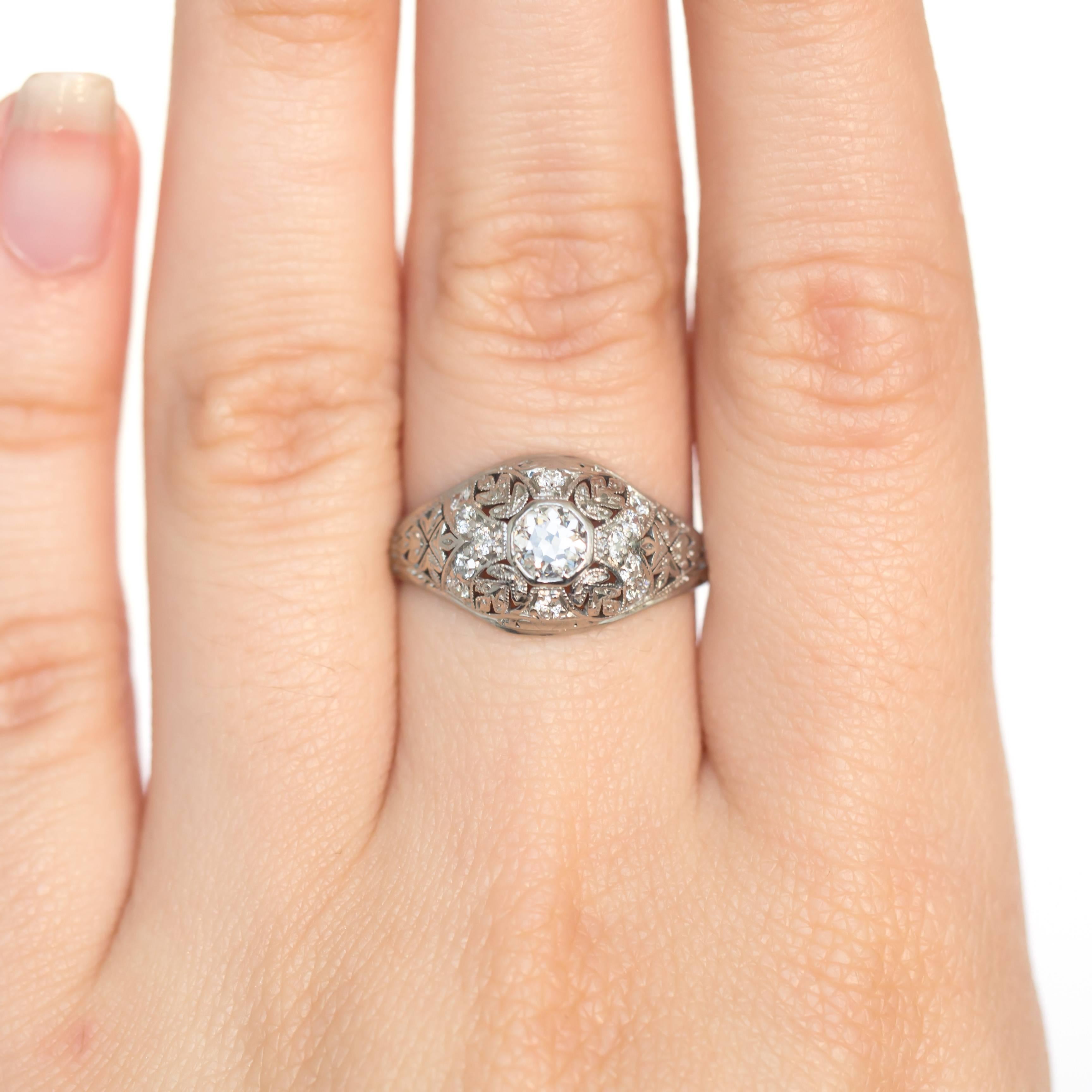 .20 Carat Diamond Platinum Engagement Ring In Excellent Condition In Atlanta, GA