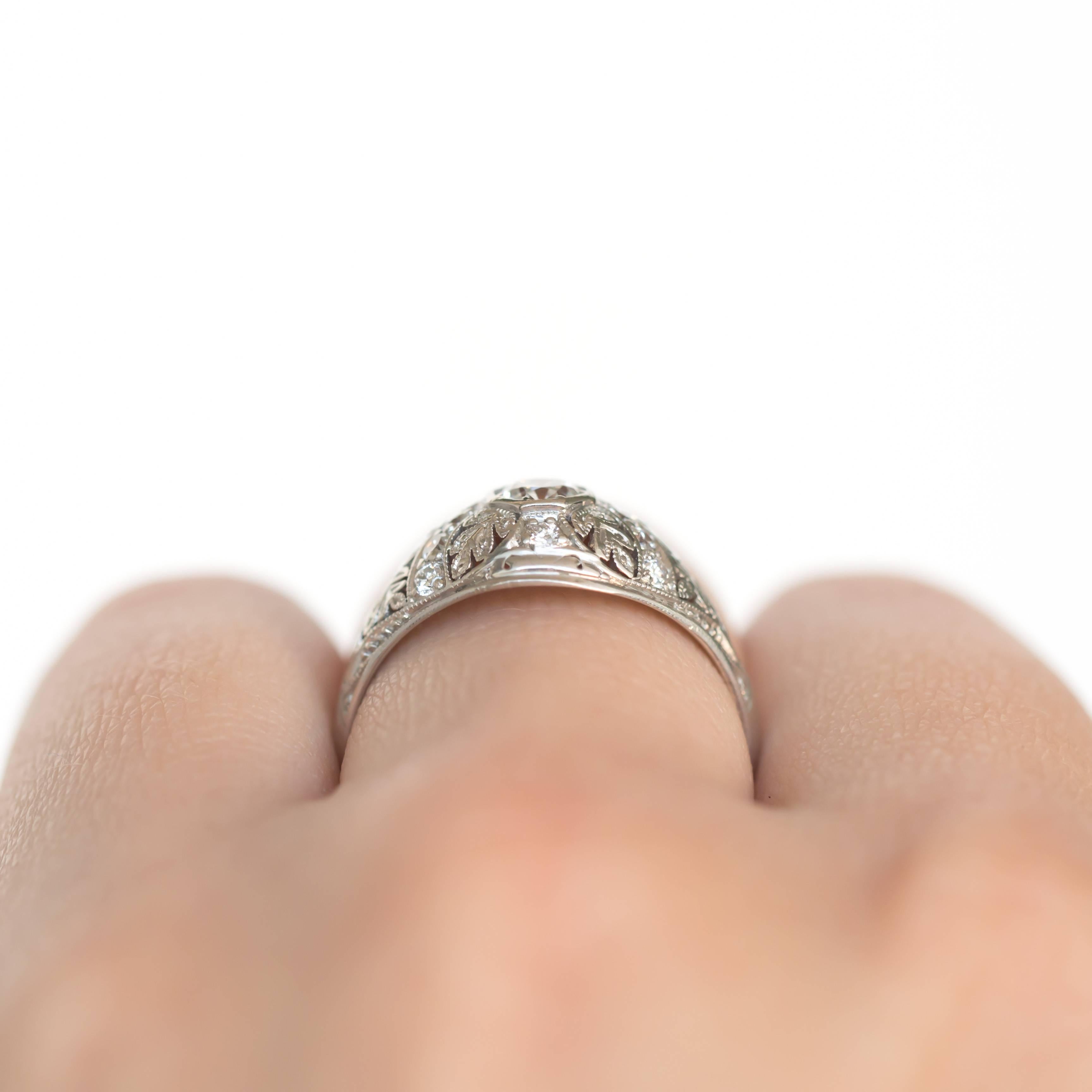 .20 Carat Diamond Platinum Engagement Ring 1