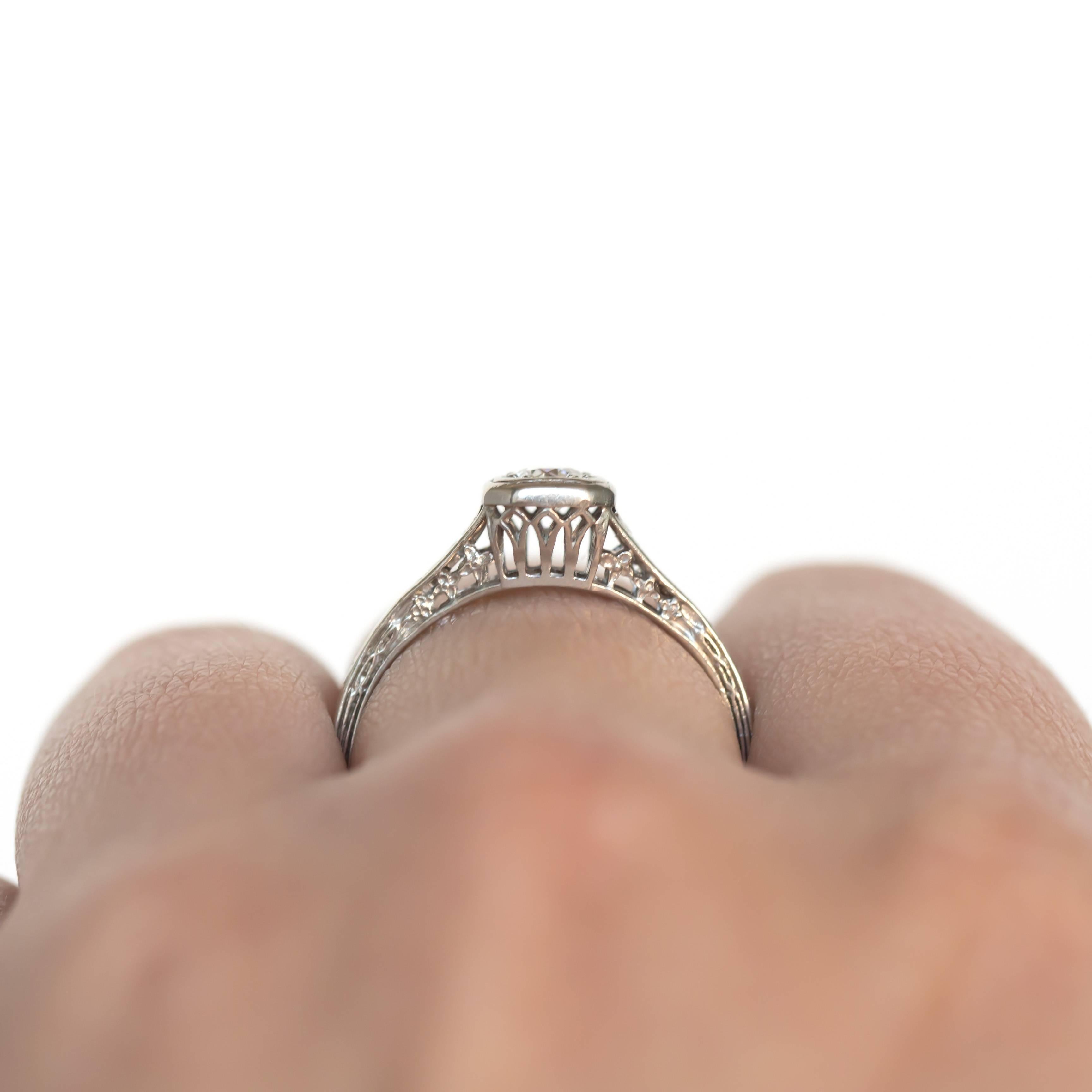 .20 Carat Diamond Platinum Engagement Ring 3