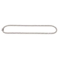 20 Carat Diamond Tennis Necklace in 10k White Gold