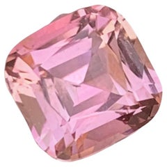 2.0 Carat Natual Loose Baby Pink Tourmaline Cushion Cut Ring Gem from Kunar Mine