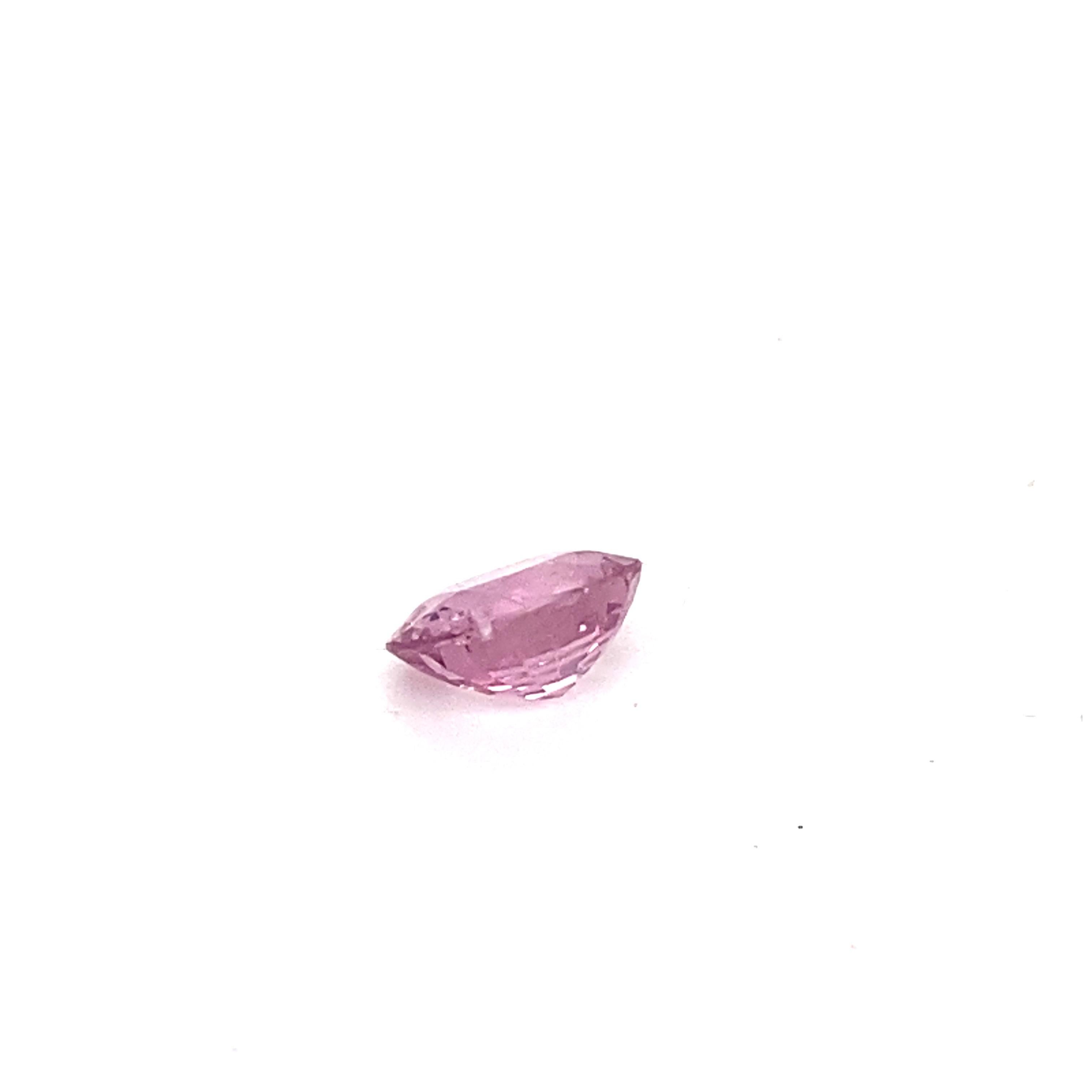 2.0 Carat Oval Shape Natural Pink Spinel Loose Gemstone For Sale 12