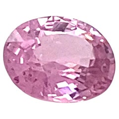 Pierre précieuse non sertie, spinelle rose naturelle de forme ovale de 2,0 carats