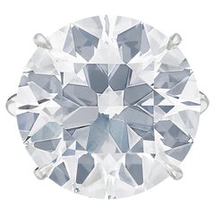 20 Carat Round Brilliant Statement Type IIa / D color FL/IF Diamond Ring