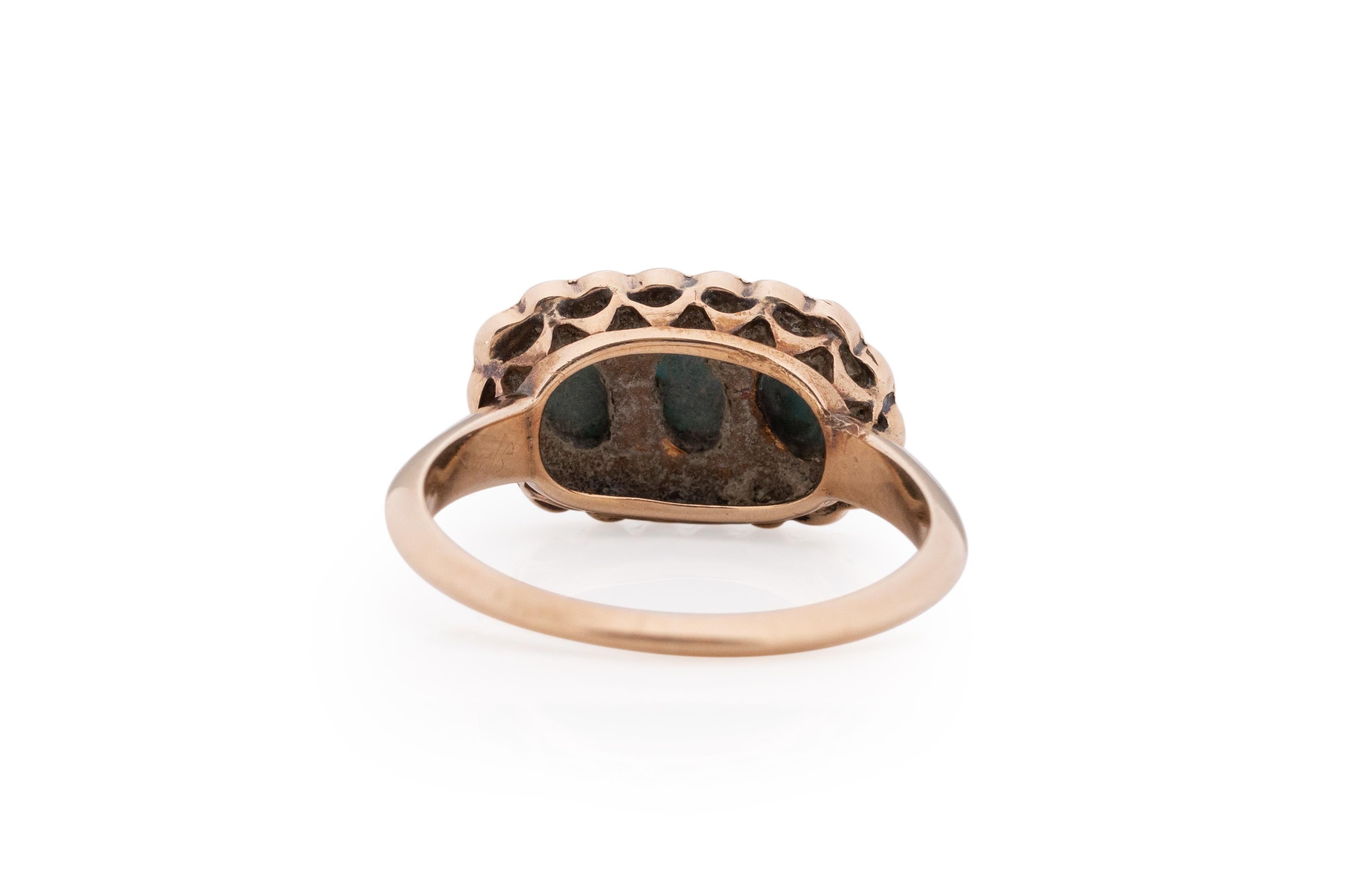.20 Carat Total Weight Edwardian 9 Karat Yellow Gold Engagement Ring In Good Condition For Sale In Hicksville, NY