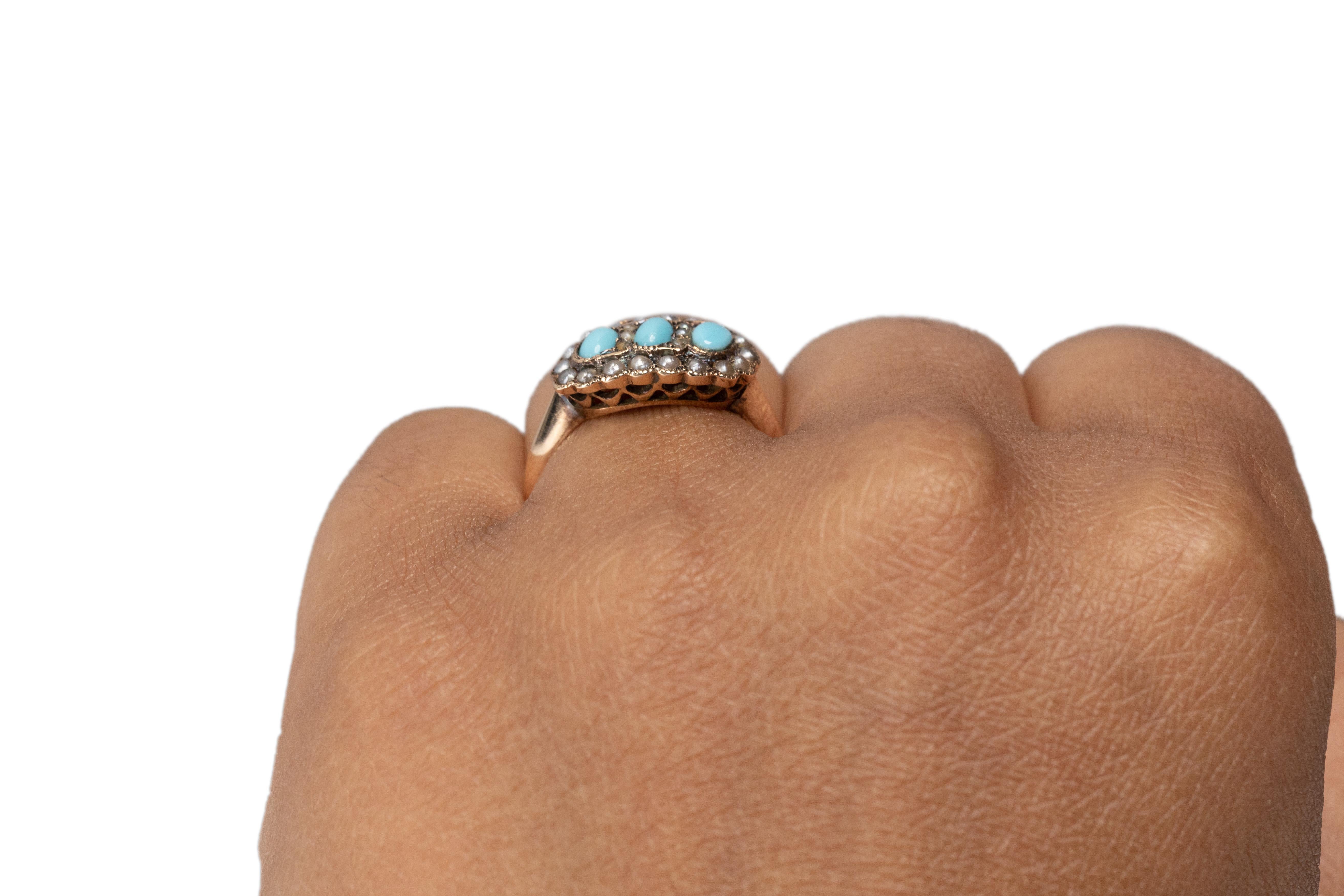 .20 Carat Total Weight Edwardian 9 Karat Yellow Gold Engagement Ring For Sale 1
