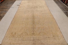 20 Century Antique Turkish Oushak Rug in Beige All over Pattern by Rug & Kilim