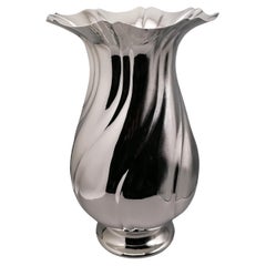 20° Century Italia Solid Silver Vase