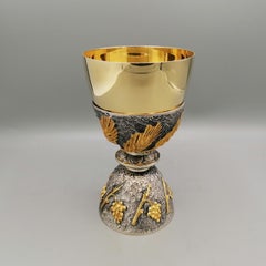 20° Century Italian Sterling Silver Liturgical Chalice