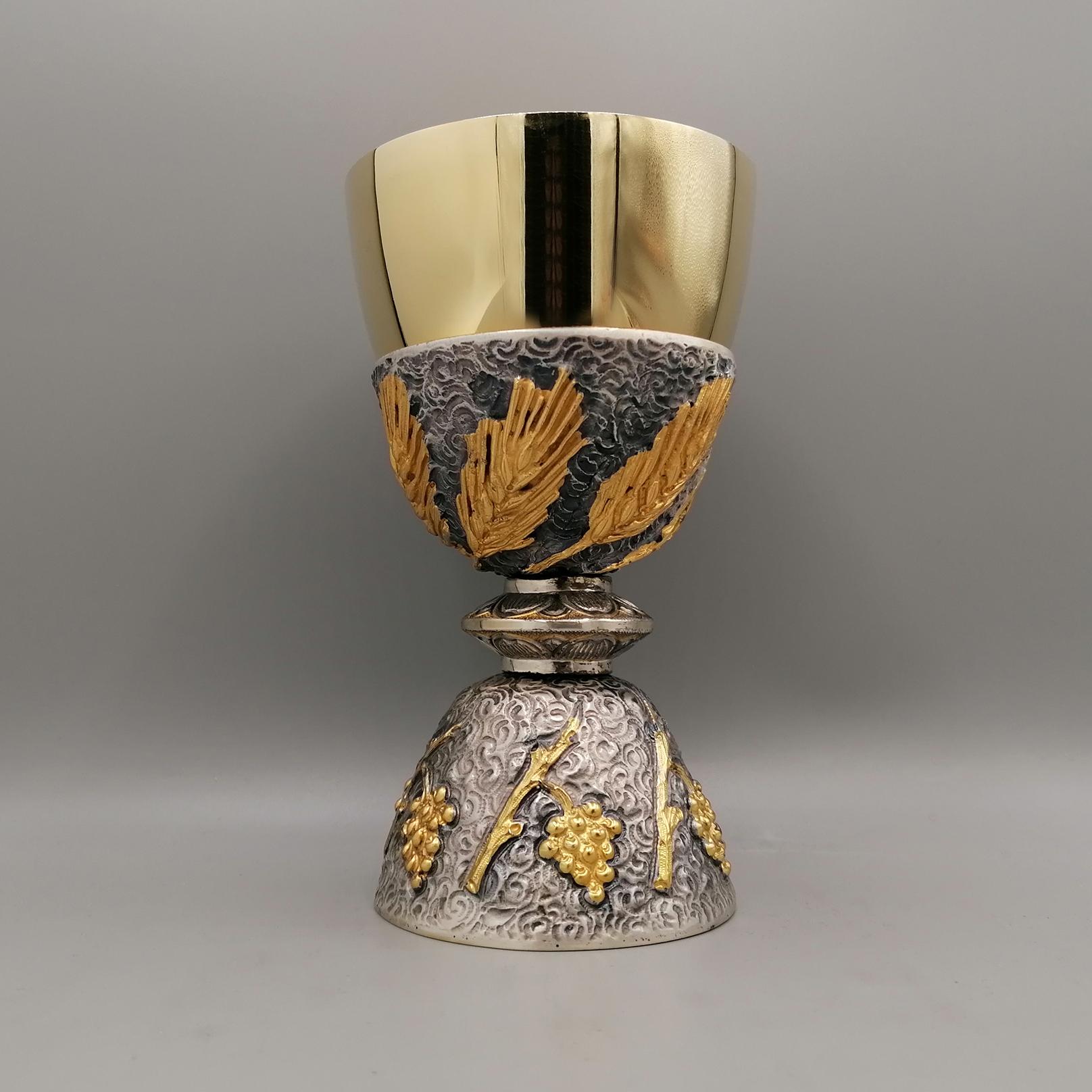 Other 20° Century Italian Sterling Silver Liturgical Chalice For Sale