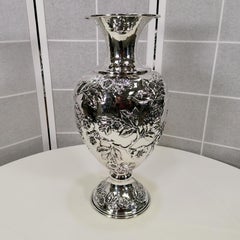20° Century Italian Sterling Silver Vase