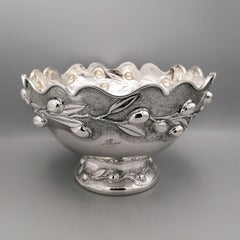 20th Century Italian Solid Silver Bowl Centerpiece