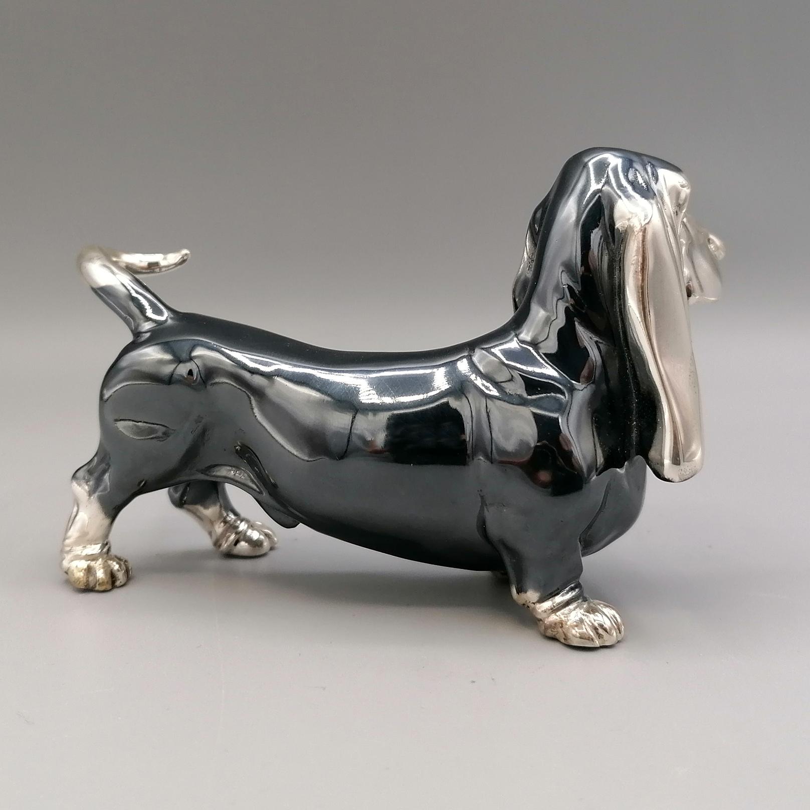 Clearly Charming Basset Hound Italian Charm 