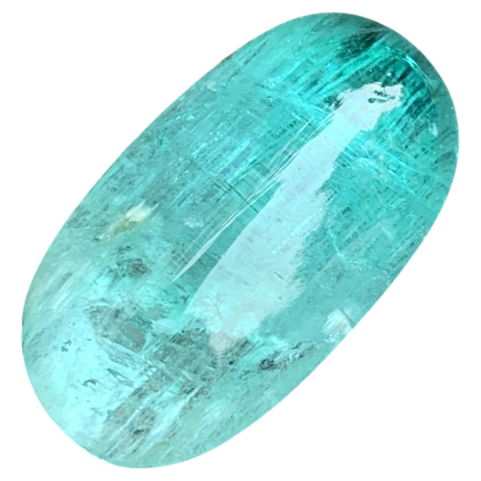 20 cts Paraiba Color Tourmaline Oval Shape Flat Cabochon for Pendant Jewellery