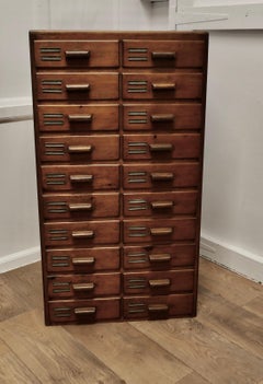 20 Drawer Art Deco A4 Filing Cabinet  This is a good sturdy cabinet