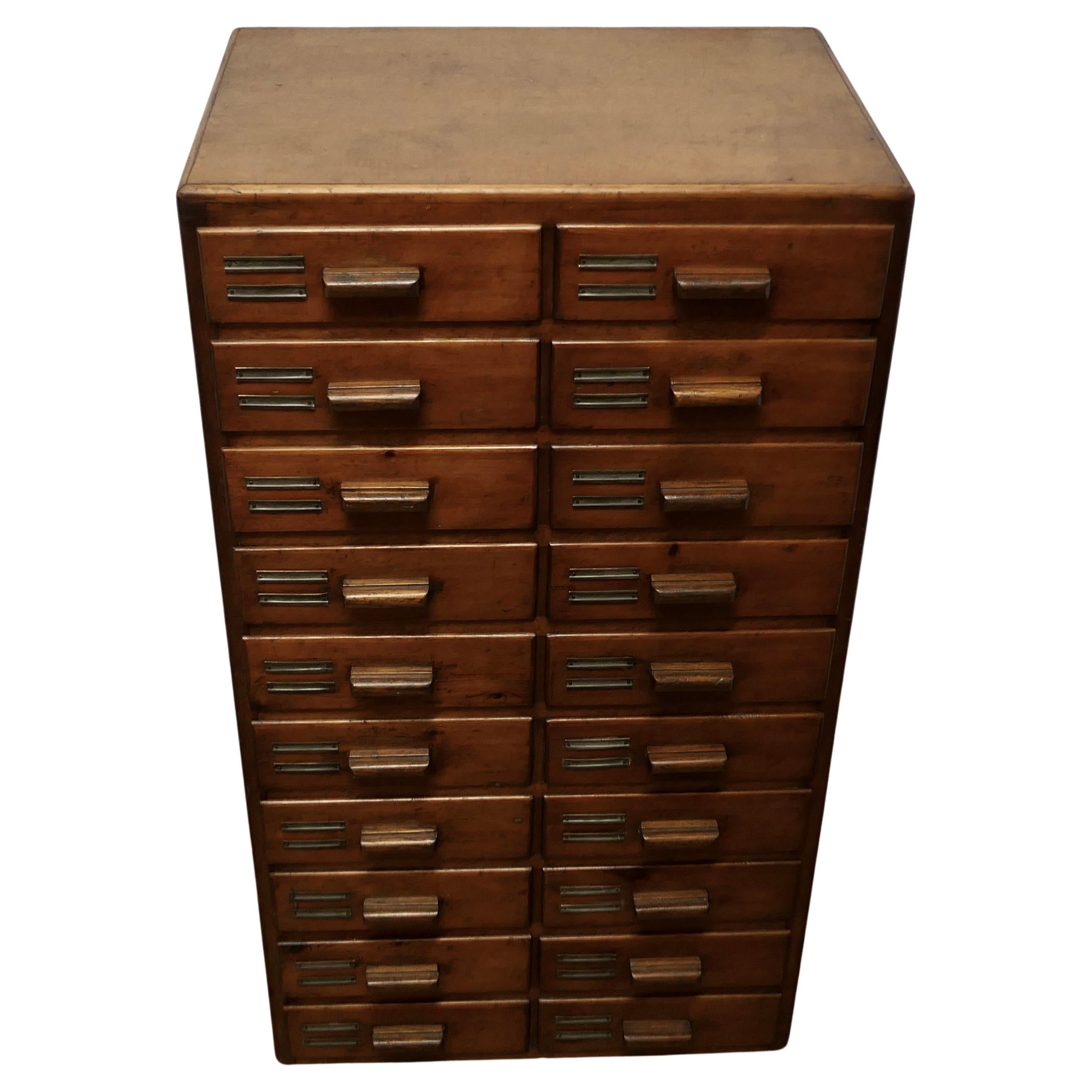 20 Drawer Art Deco A4 Filing Cabinet  This is a good sturdy cabinet 