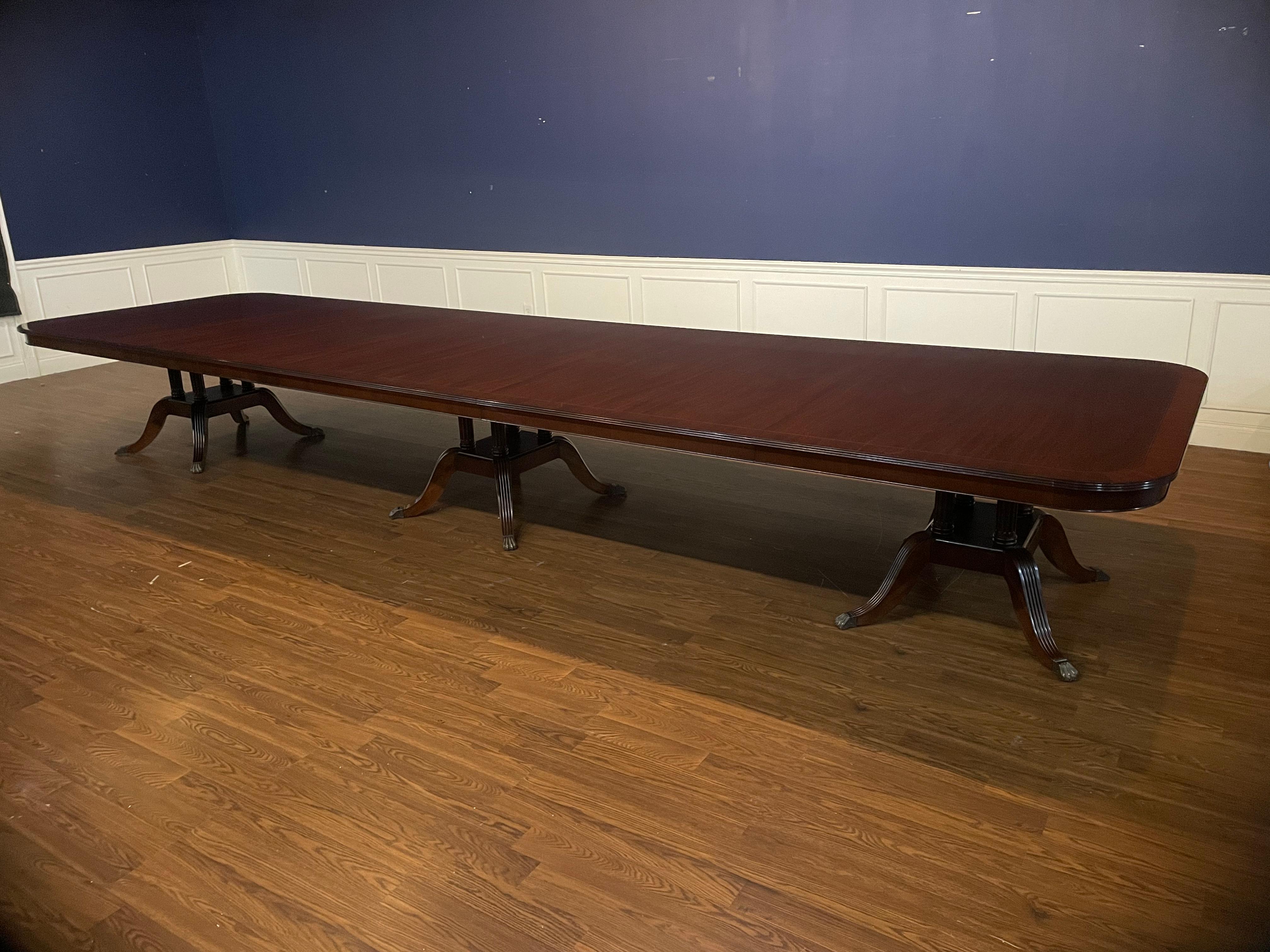 20 Ft. Mahogany Banquet Table For Sale 2