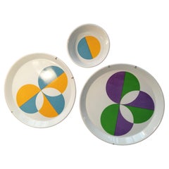 20 Gio Ponti Ceramiche Pozzi Pottery Plates, Italy, 1967