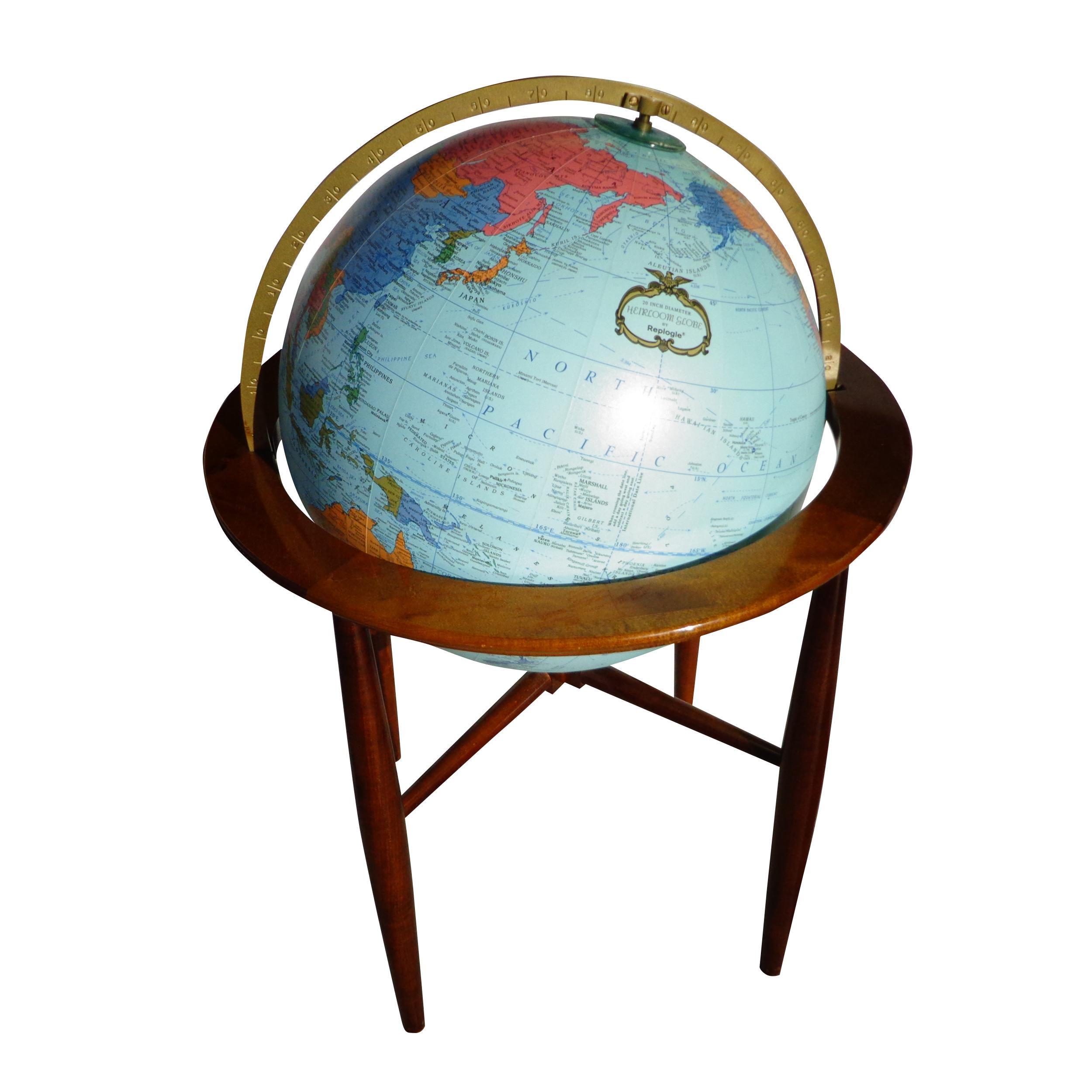 heirloom globe by repogle brass