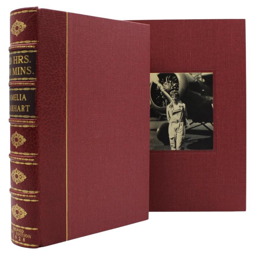 "20 hrs. 40 mins. Our Flight in the Friendship", Signed by Amelia Earhart, 1928 For Sale