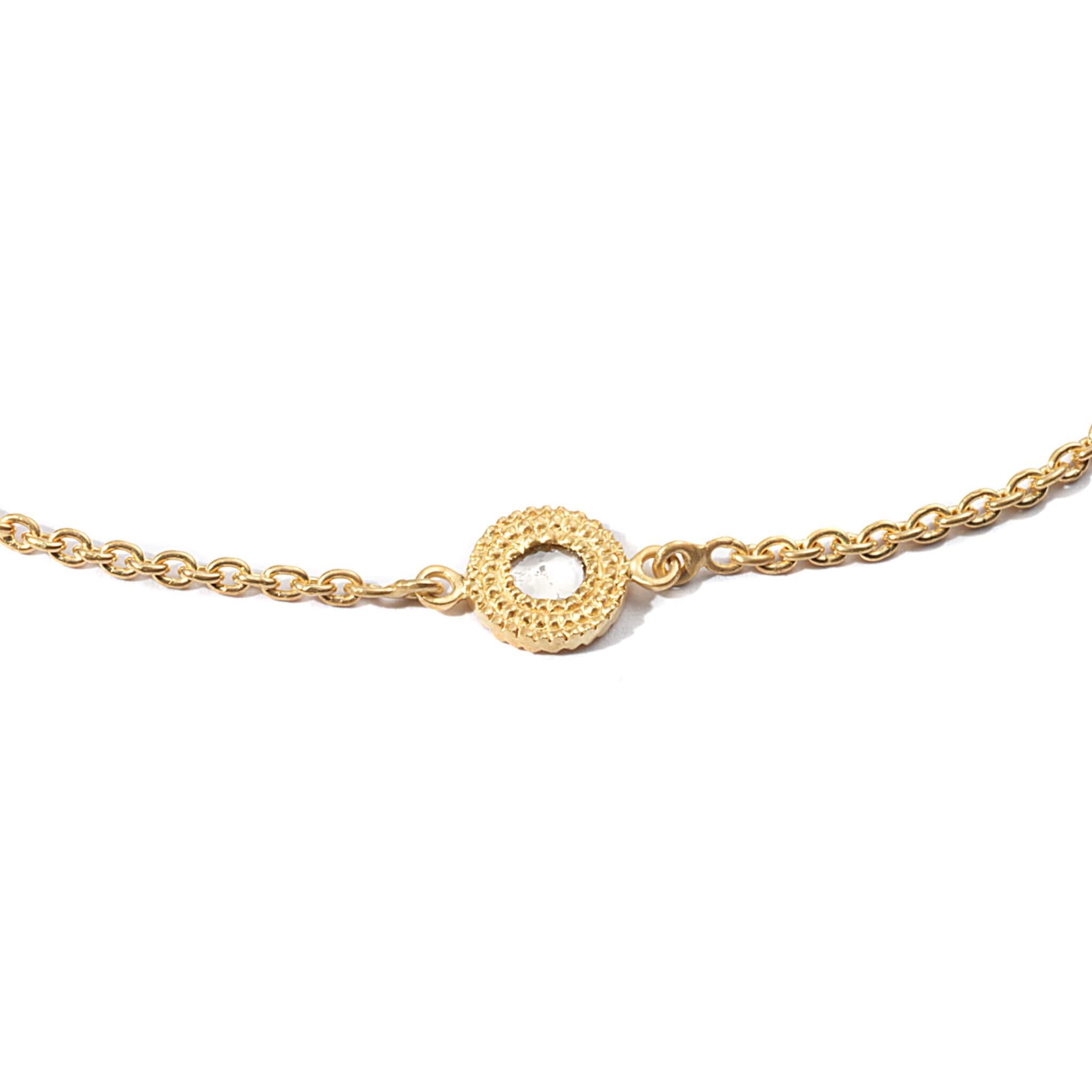 20 Karat Diamond Chain Bracelet In New Condition For Sale In Secaucus, NJ