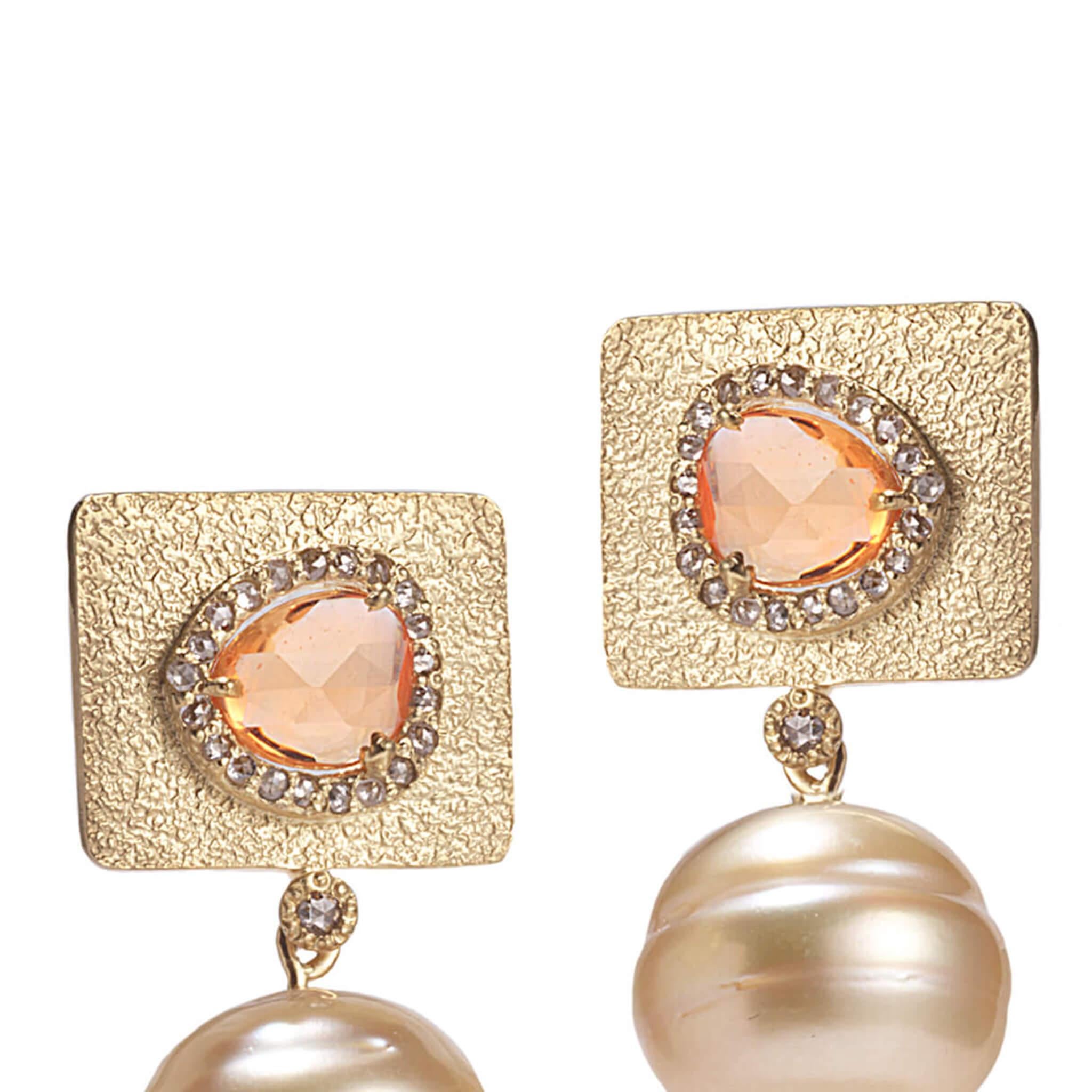 chandini earrings gold