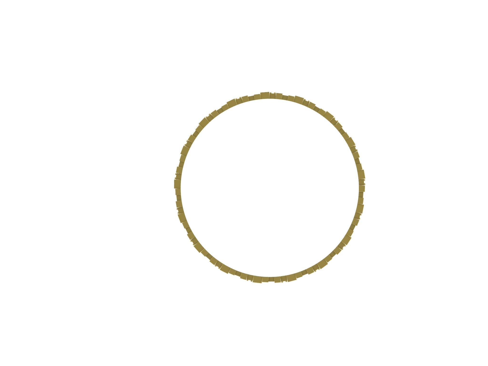 Armreif aus 20 Karat Gelbgold mit Diamanten 2