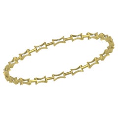 20 Karat Yellow Gold Diamond Bangle