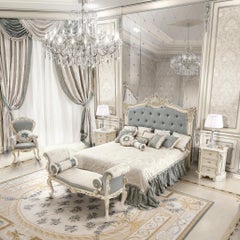 Lustre 20 Lights en finition chrome poli par Modenese Gastone