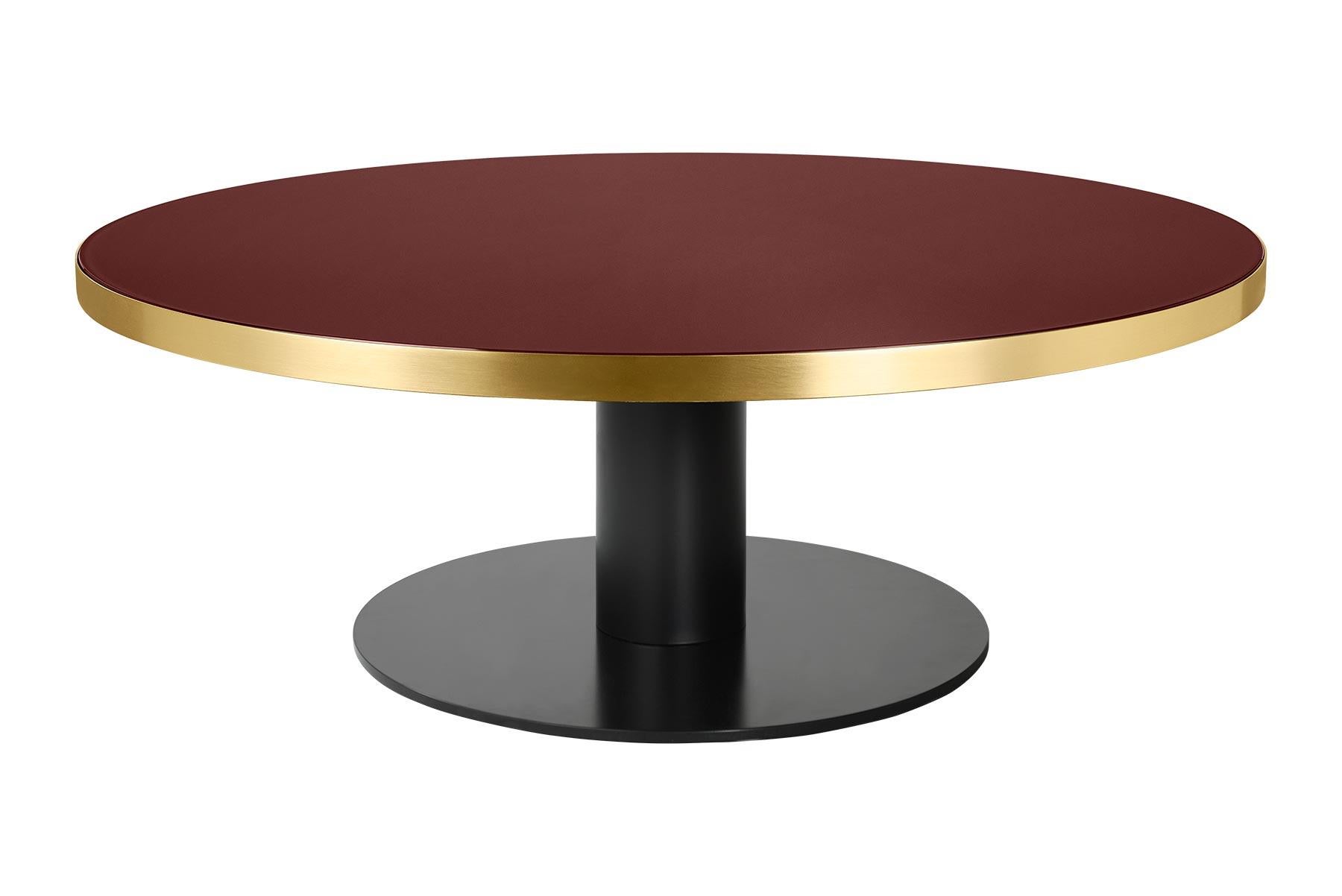 Danish 2.0 Lounge Table, Round, Black Base For Sale