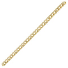 Catena Franco Link da uomo 14 carati in stock