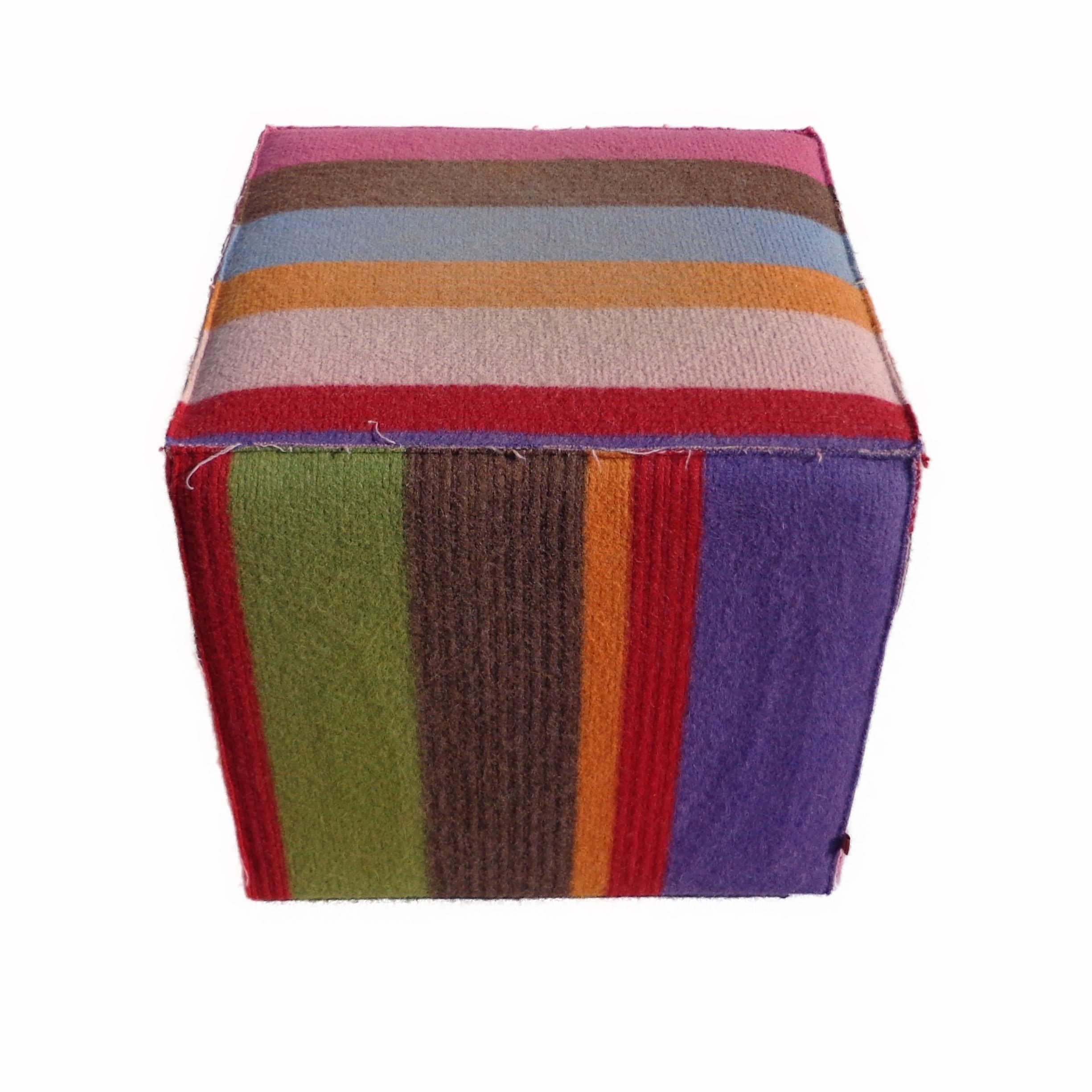 Modern Missoni Cube Ottoman