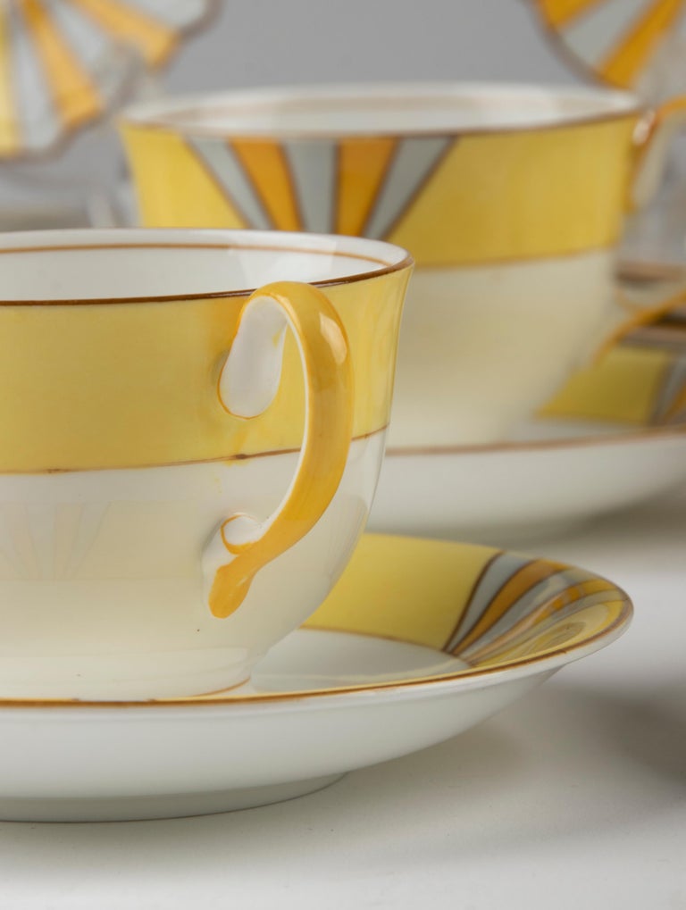 20Piece Art Deco Tea Set Made by Aynsley at 1stDibs