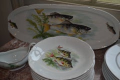 20 Piece Porcelain Fish Set