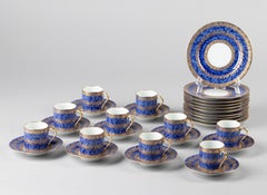 20-Piece Porcelain Tea Set Made by Raynaud Limoges